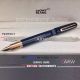 Perfect Replica Montblanc Rose Gold Clip Dark Blue M Marc Rollerball Pen (4)_th.jpg